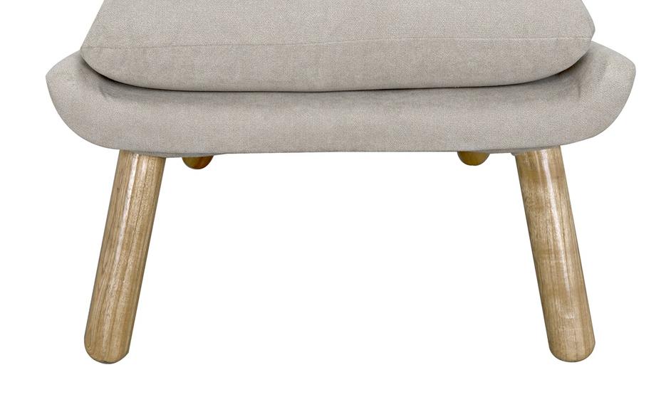 Valerie Chair with Wheat Fabric by Noir Furniture