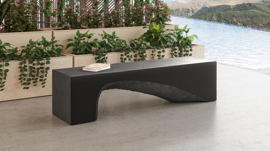 SOMA BENCH - BLACK by Sunpan