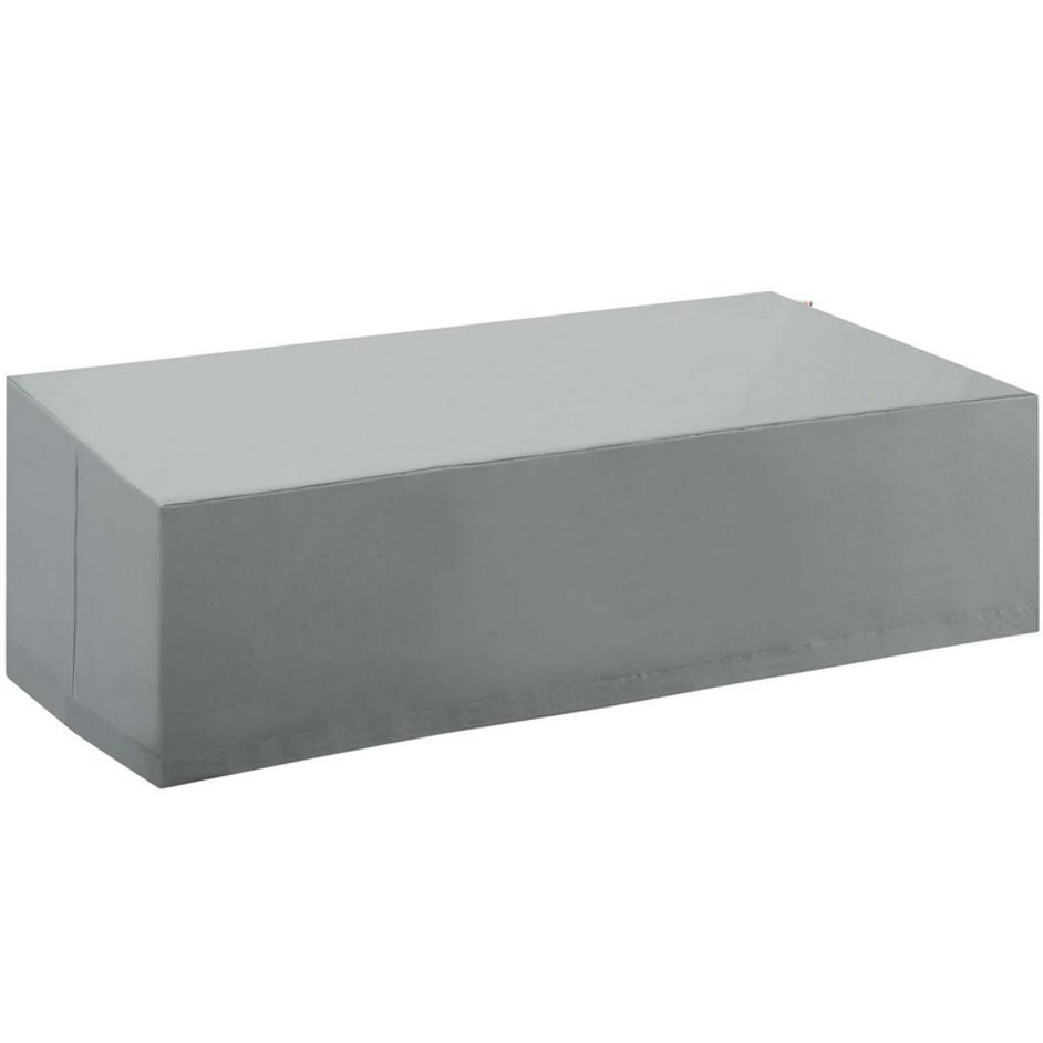 Catarino Convene / Sojourn / Summon Loveseat And Varied Use Outdoor Patio Furniture Cover In Gray by Modway Furniture