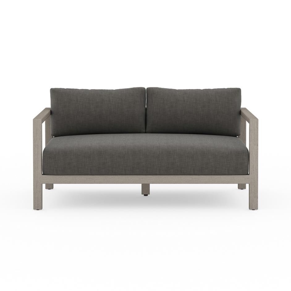 Sonoma Outdoor Sofa In 60" In Grey/Charcoal by FOUR HANDS