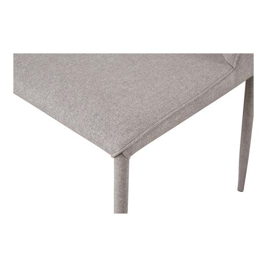 NORA FABRIC DINING CHAIR LIGHT GREY-M2 by Moes Home
