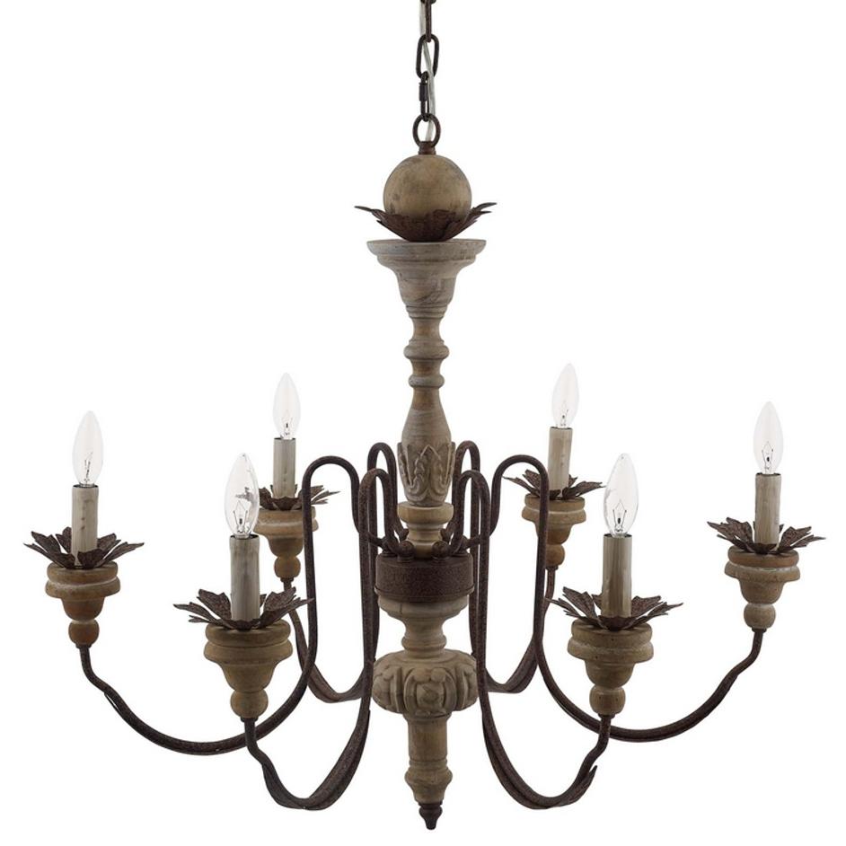 Annika Vintage French Pendant Ceiling Light Candelabra Chandelier by Modway Furniture
