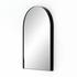 Georgina Small Mirror In Iron Matte Black by FOUR HANDS
