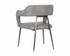 Kenny Dining Armchair - Bravo Metal by Sunpan