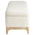 Diascia Bench | White - Cream by Cyan Design