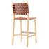 Marco PU Counter Stool, Ochre Brown by New Pacific Direct