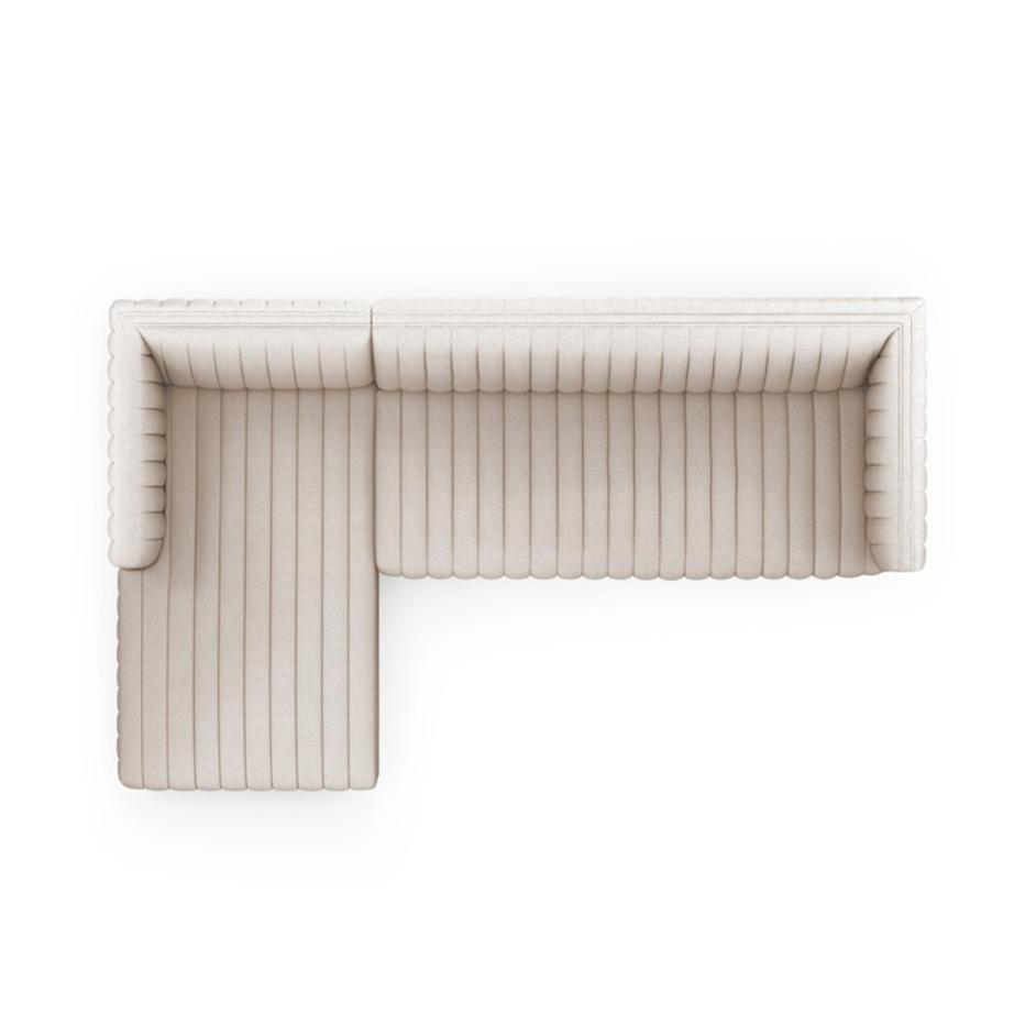 Augustine 2-Piece Sectional - Dover Crescent by Four Hands