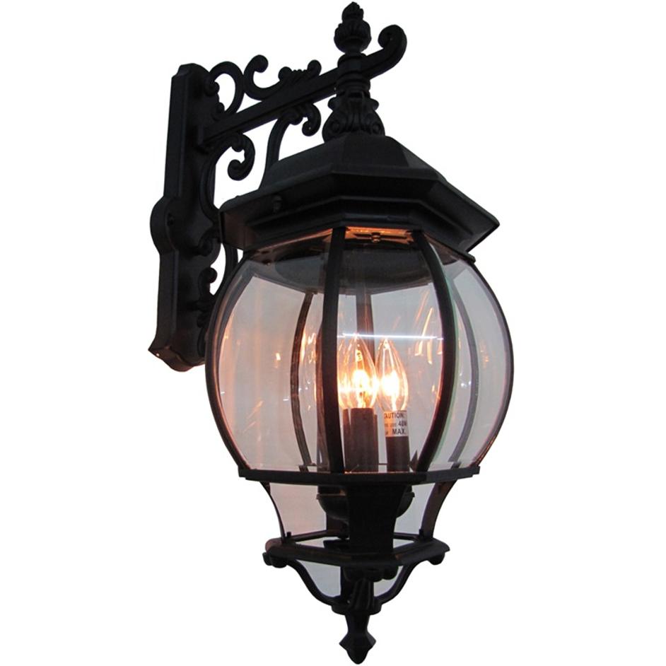 Classico AC8491BK Outdoor Wall Light in Black by Artcraft