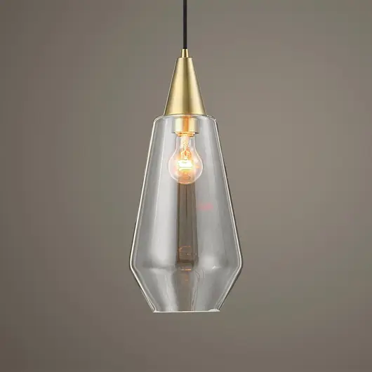 Eichler Antique Brass 1 Light Mini Pendant by Uttermost