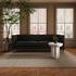 Fielder Sofa Black Leather by Moes Home