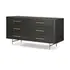 Fletcher 6 Drawer Dresser - Distressed Black by Four Hands