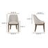 Edward Dining Chair Heather Beige by Moes Home