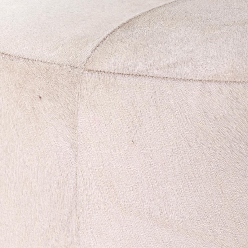 Thackery Hide On Roud Pouf, Large by Jamie Young