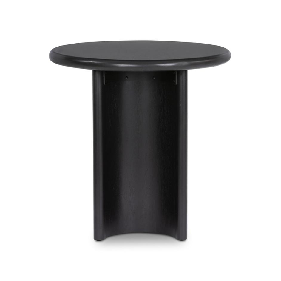 Paden End Table - Aged Black Acacia by Four Hands