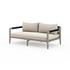 Sherwood Outdoor Sofa In 63" In Grey/Faye Sand by FOUR HANDS