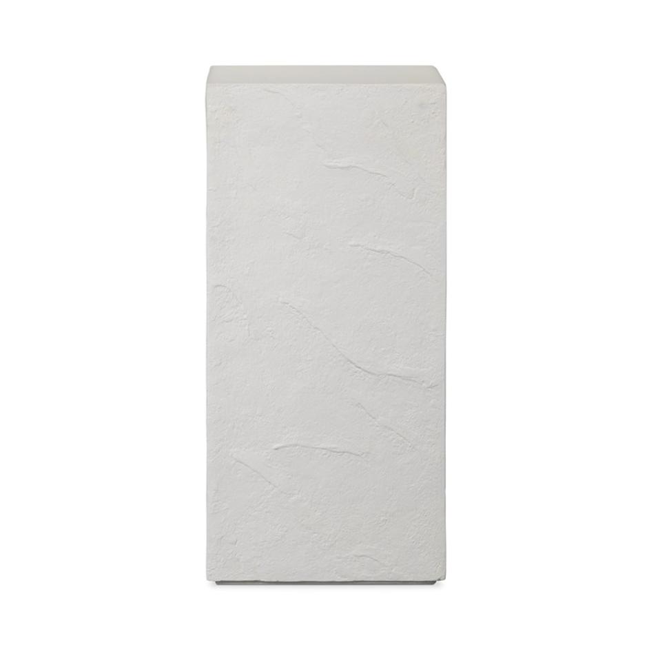 Corian Outdoor Pedestal - Plaster Molded Concrete by Four Hands