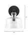 Hudson Glass Wall Sconce, Black by Jamie Young