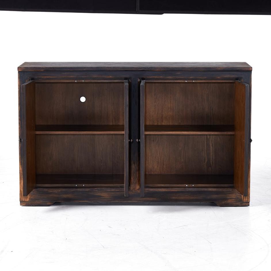 It Takes An Hour Sideboard 63" in Black by FOUR HANDS