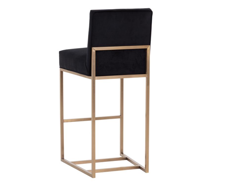 JOYCE BARSTOOL - CUBE BLACK by Sunpan