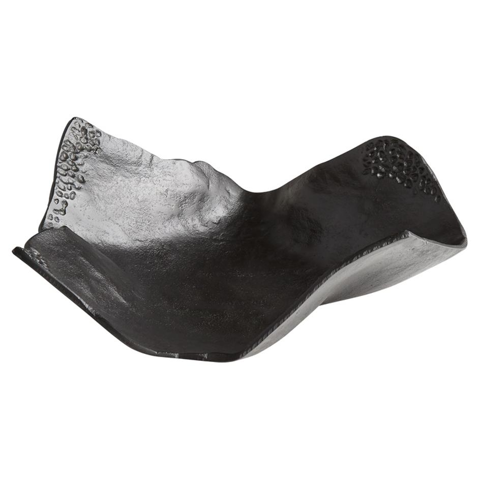 Bauhaus Monochrome Tray in Noir by Cyan Design