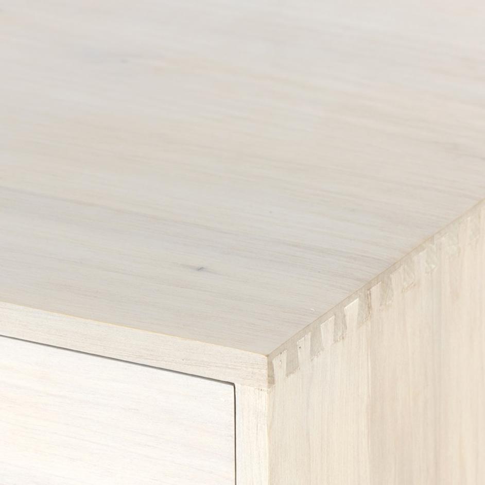 Trey Executive Desk In Dove Poplar by FOUR HANDS