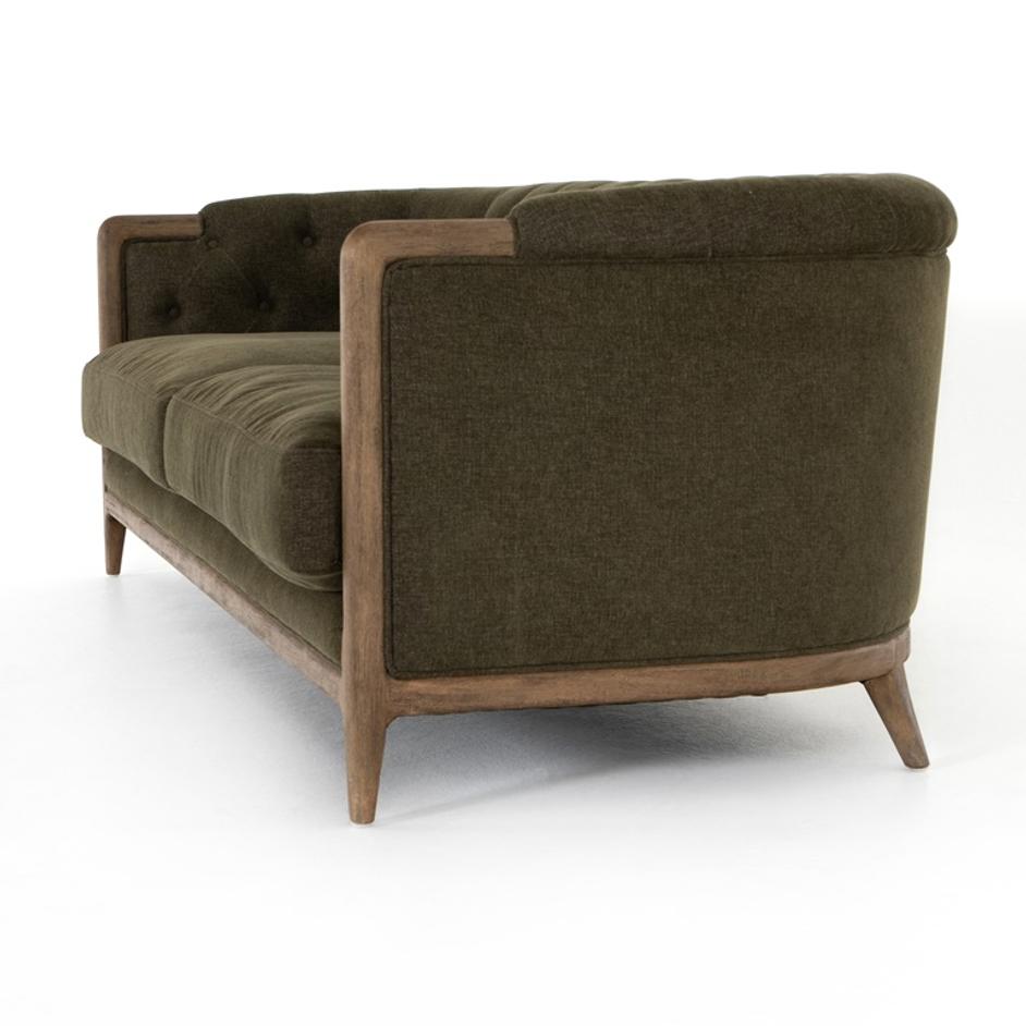 Ellsworth Sofa In 90" In Sutton Olive by FOUR HANDS