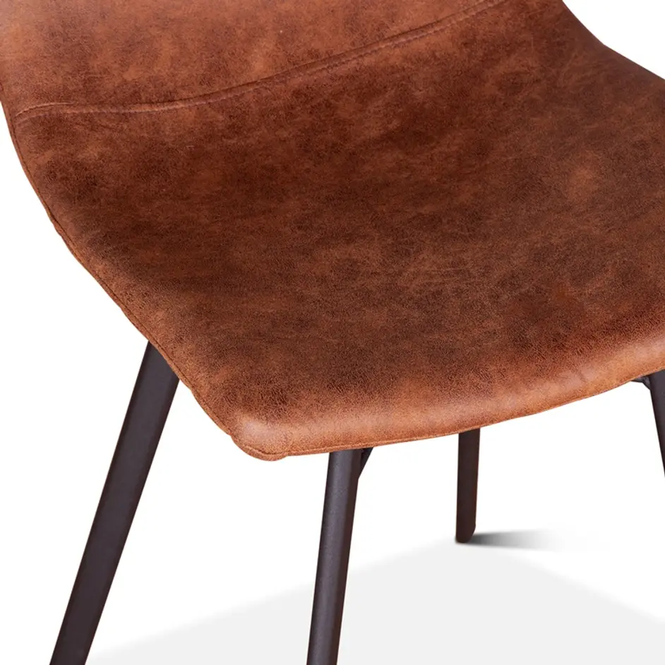 Sam Counter Chair, Trapper Brown by Home Trends & Design