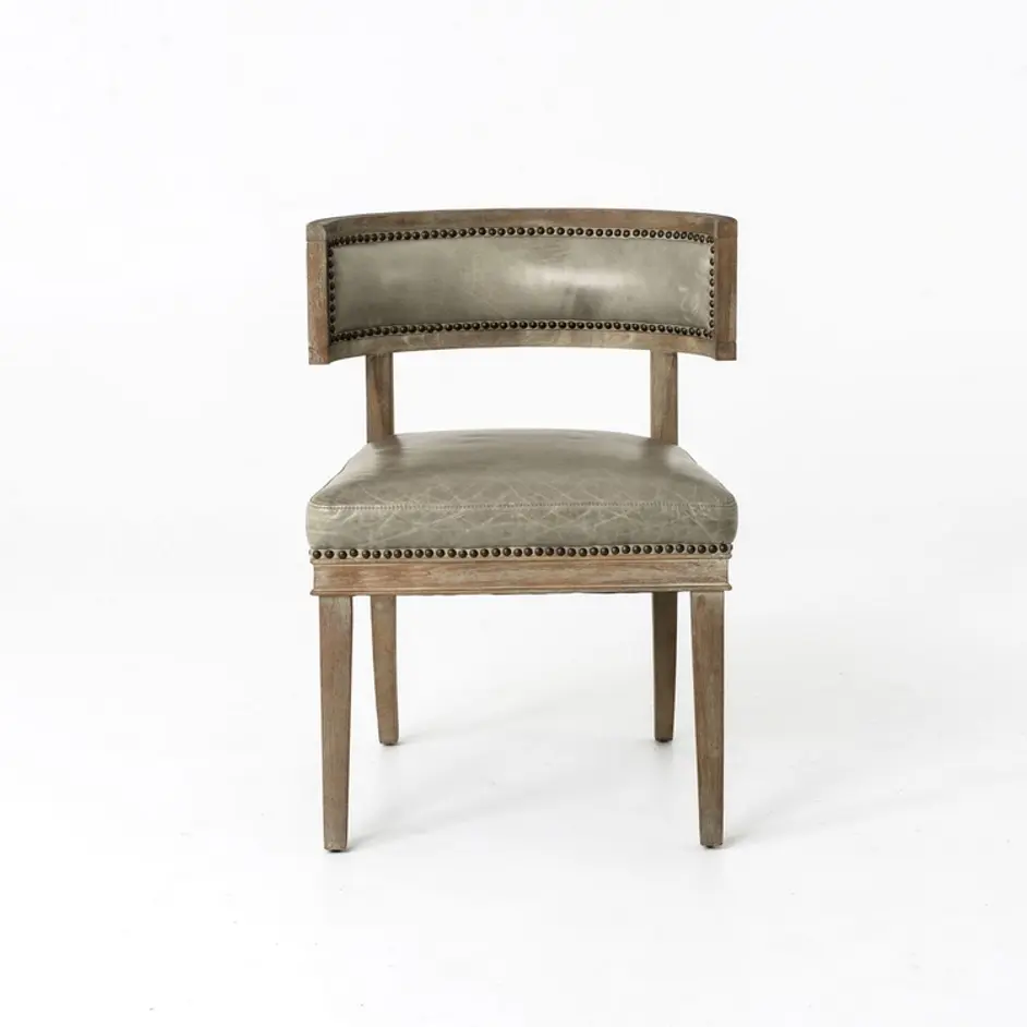 Ethan Dining Chair-Light Grey by FOUR HANDS