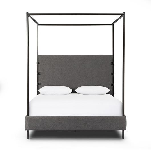 Anderson Canopy Queen Bed - San Remo Ash by Four Hands