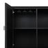 Cressida Bar Cabinet - Black Linen by Four Hands