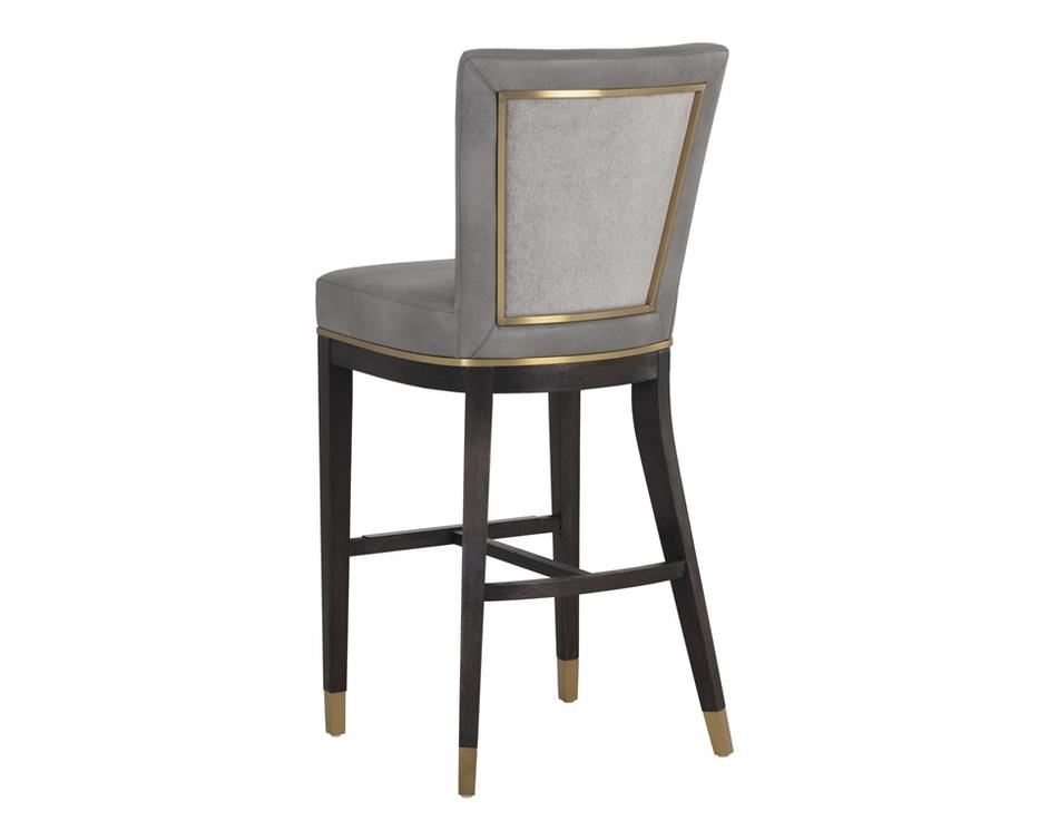 Alister Barstool - Bravo Metal / Polo Club Stone by Sunpan