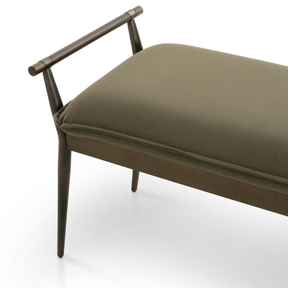 Charlotte Bench - Modern Velvet Loden by Four Hands