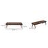Arlo Bench Deep Brown by Moes Home
