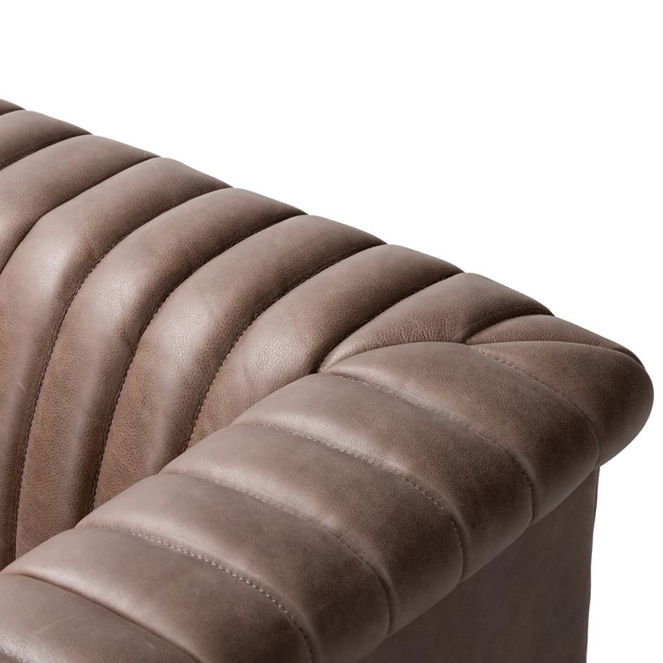 Watson Swivel Chair in Palermo Cigar by FOUR HANDS