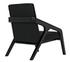 Lamar Sungkai/Mindi Chair in Charcoal Black with Black Cotton Upholstery by Noir Furniture