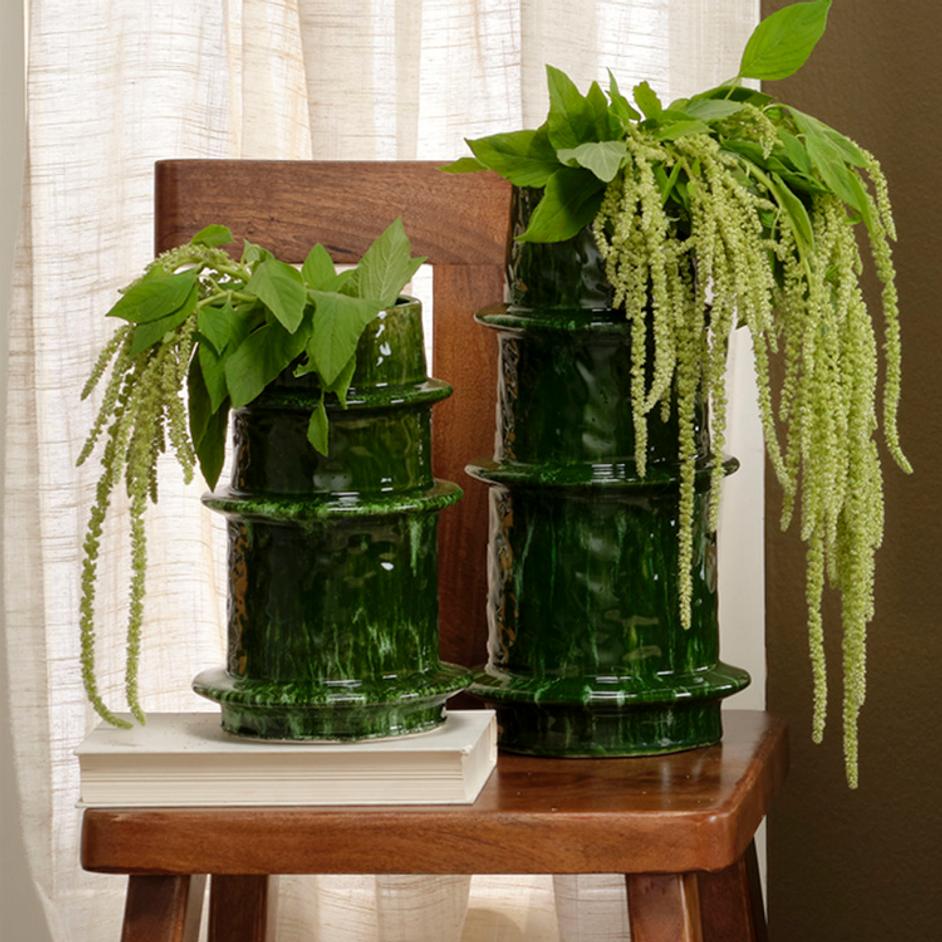 Saturn Ceramic Decorative Vase, Large  by Jamie Young