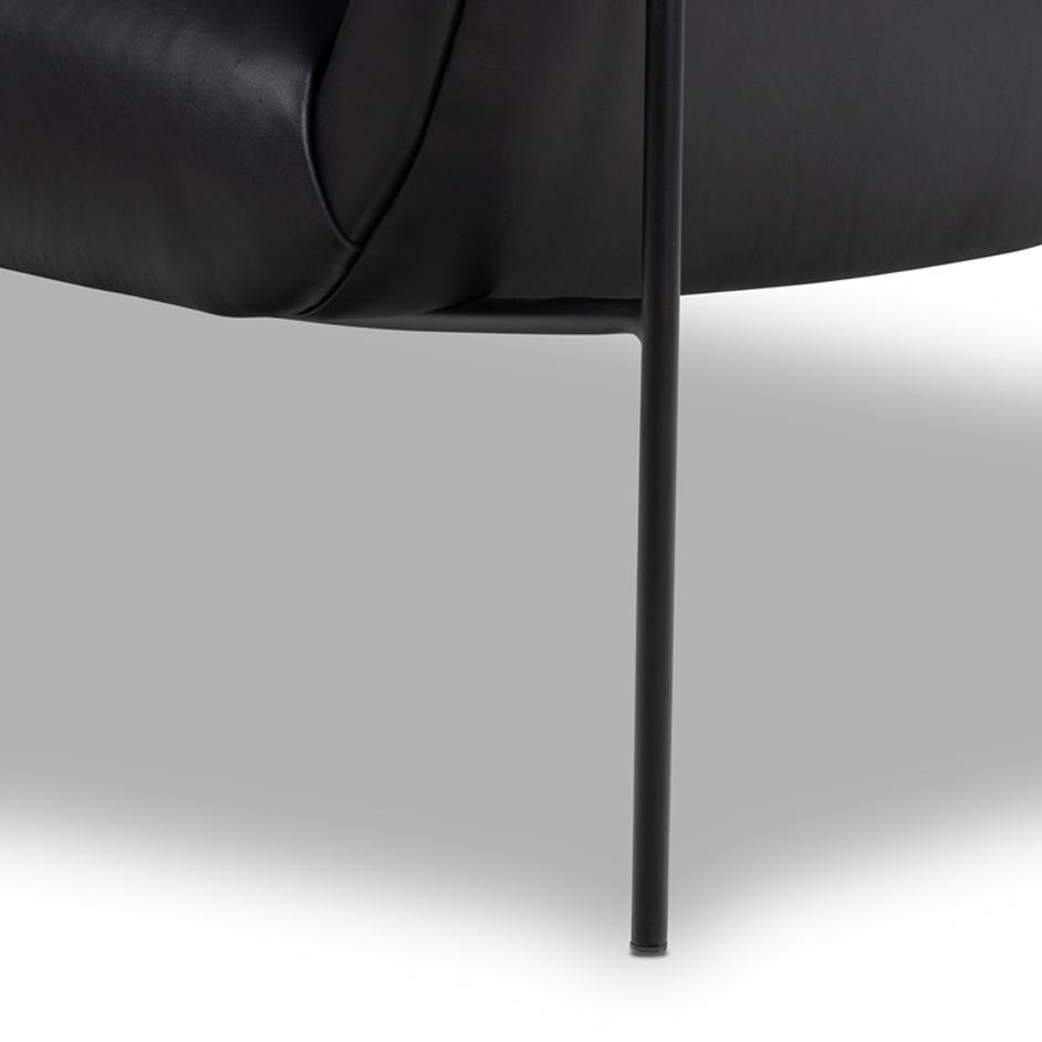 Suerte Chair In Carson Black by FOUR HANDS