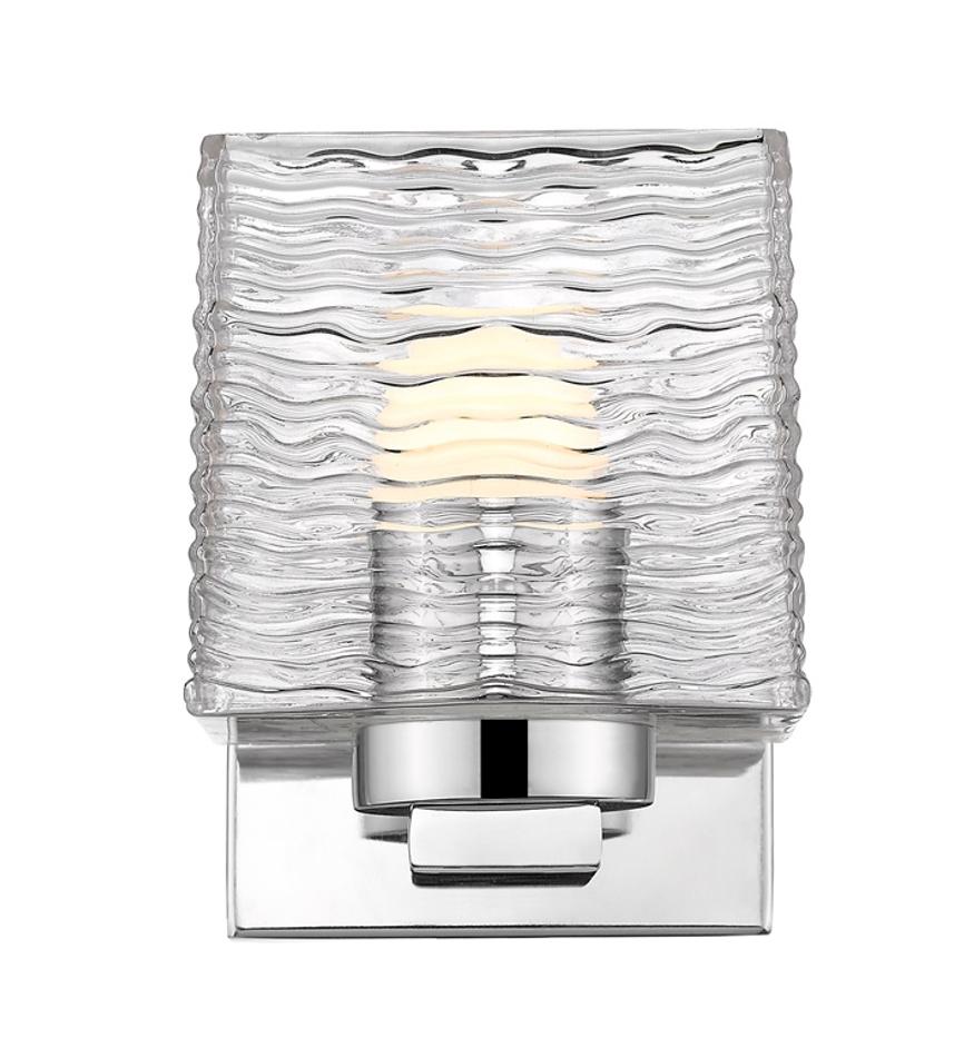 Barrett 1 Light Vanity in Chrome  Finish by Z-Lite