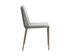 RENEE STACKABLE DINING CHAIR - ANTIQUE BRASS - BELFAST HEATHER GREY / BRAVO METAL by Sunpan