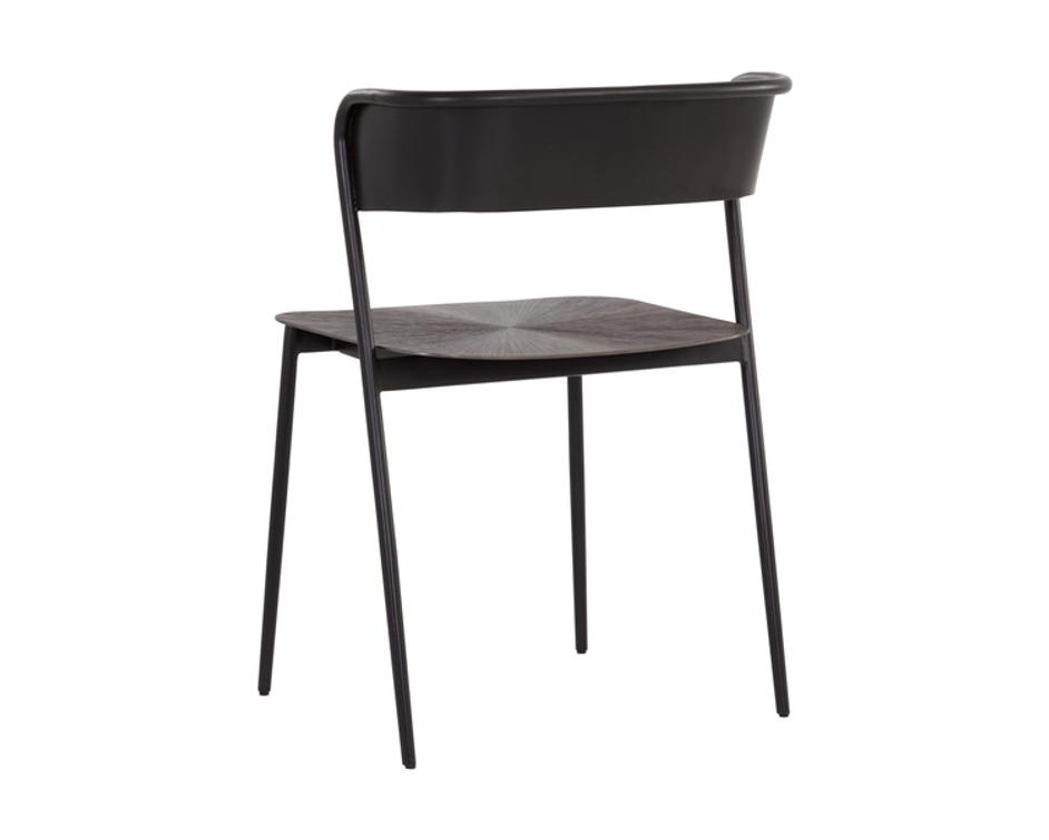 KEANU DINING CHAIR - GUNMETAL by Sunpan