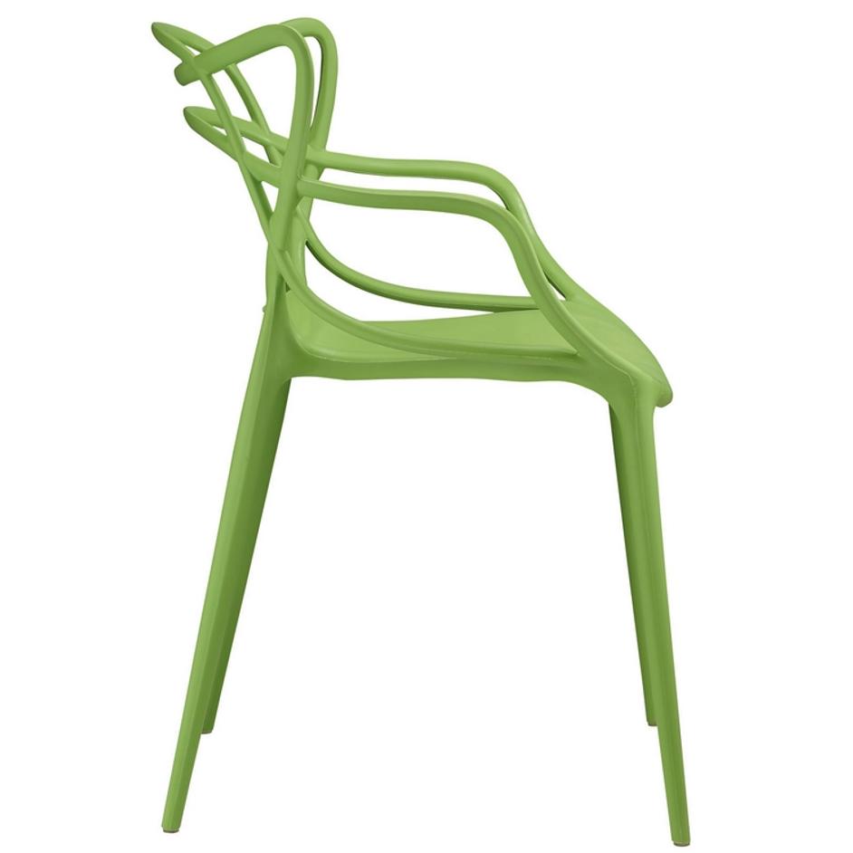 Gaile Dining Armchair In Green by Modway Furniture