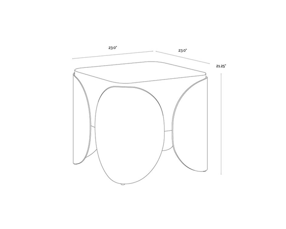 AMARULA SIDE TABLE by Sunpan