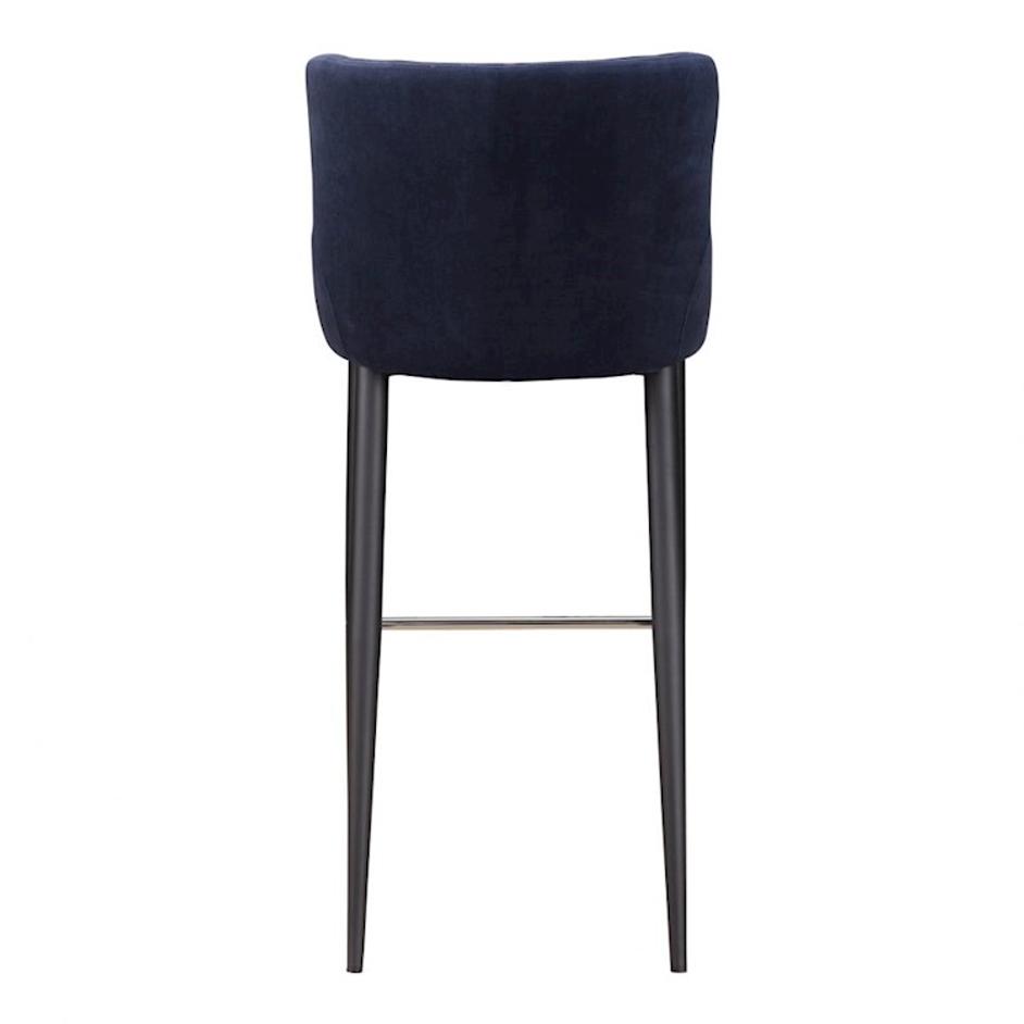 ETTA BARSTOOL DARK BLUE by Moes Home