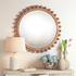 Brighton Round Wood Mirror, Natural by Jamie Young
