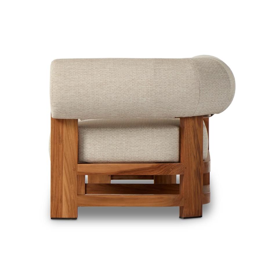 Malta Outdoor Raf Chaise In Faye Sand by FOUR HANDS