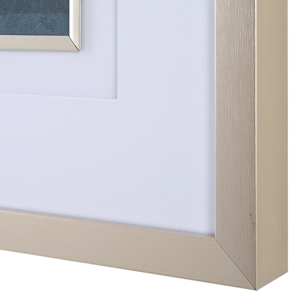 Rising Blue Abstract Framed Prints, Set/2 by Uttermost