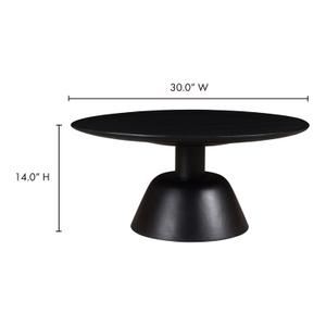 NELS COFFEE TABLE BLACK by Moes Home