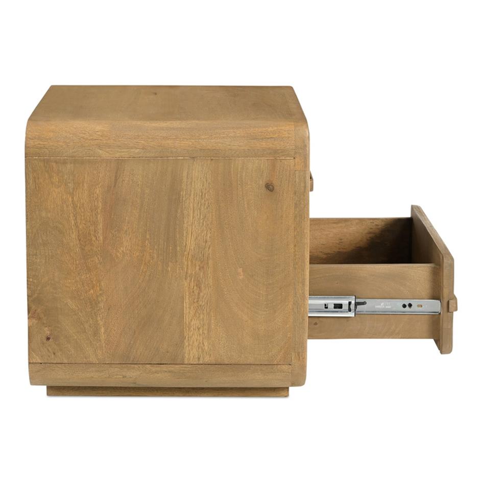 Lennon Nightstand Vintage Brown by Moes Home