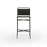 Wharton Bar Stool in Distressed Black by FOUR HANDS
