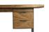 Iron Frame Standing Desk with Drawers, Chamcha Wood, Natural, Bar Height  by PHILLIPS COLLECTION